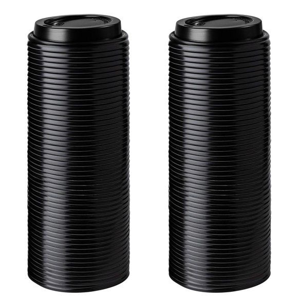 Tapas para vasos calientes de papel, paquete de 200 unidades, para artículos desechables elegantes de 240 ml
