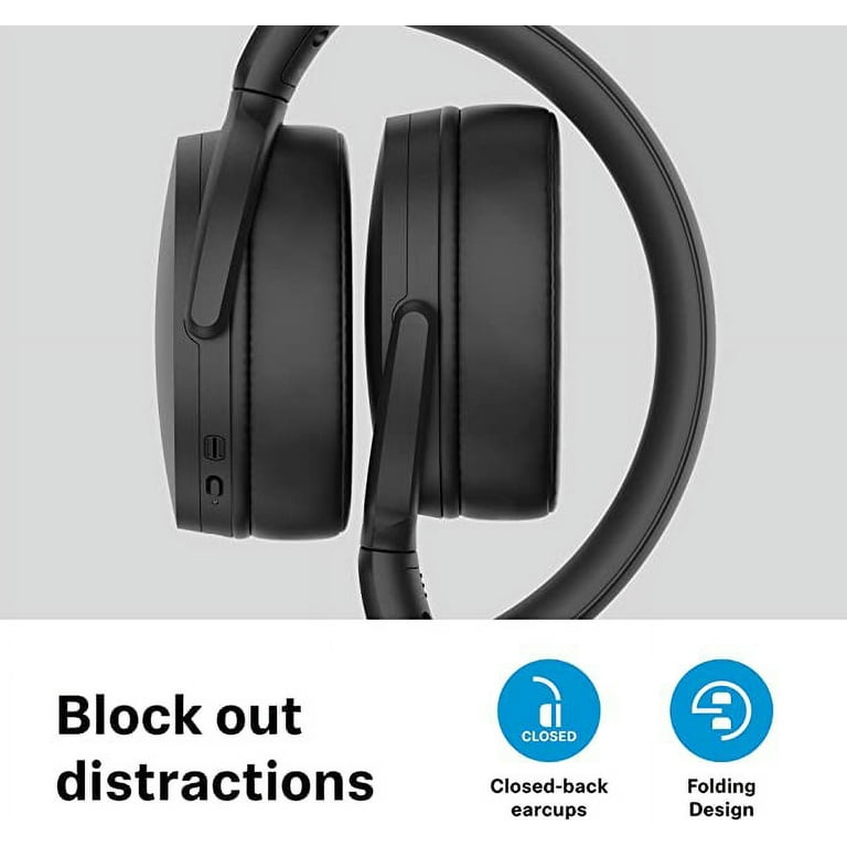 Sennheiser HD 350BT Wireless Bluetooth Around-Ear Headset Earphone with Mic