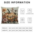 thumbnail image 5 of YINGXI  Fall Outdoor Pillow Covers,Fall Pillow Covers,Fall Decor for Home,Welcome Fall Pumpkin Leaves Farmhouse Fall Pillows Decorative Pillow Covers,Fall Decorations Outdoor Indoor 18x18in, 5 of 5