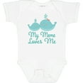 thumbnail image 3 of Inktastic My Meme Loves Me Whale Grandchild Boys or Girls Baby Bodysuit, 3 of 5