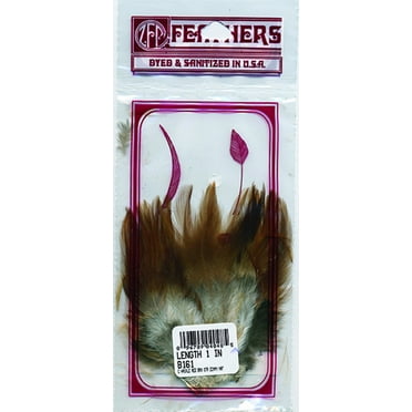Zucker Feather Products Strung Natural Red Hackle - 4-6" - Natural