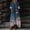 Navy, variant on Elvqul Dress for Women Pocket Maxi Dress Summer Asymmetrical Boho Pullover 3/4 Sleeve Womens Tank Dress V-Neck