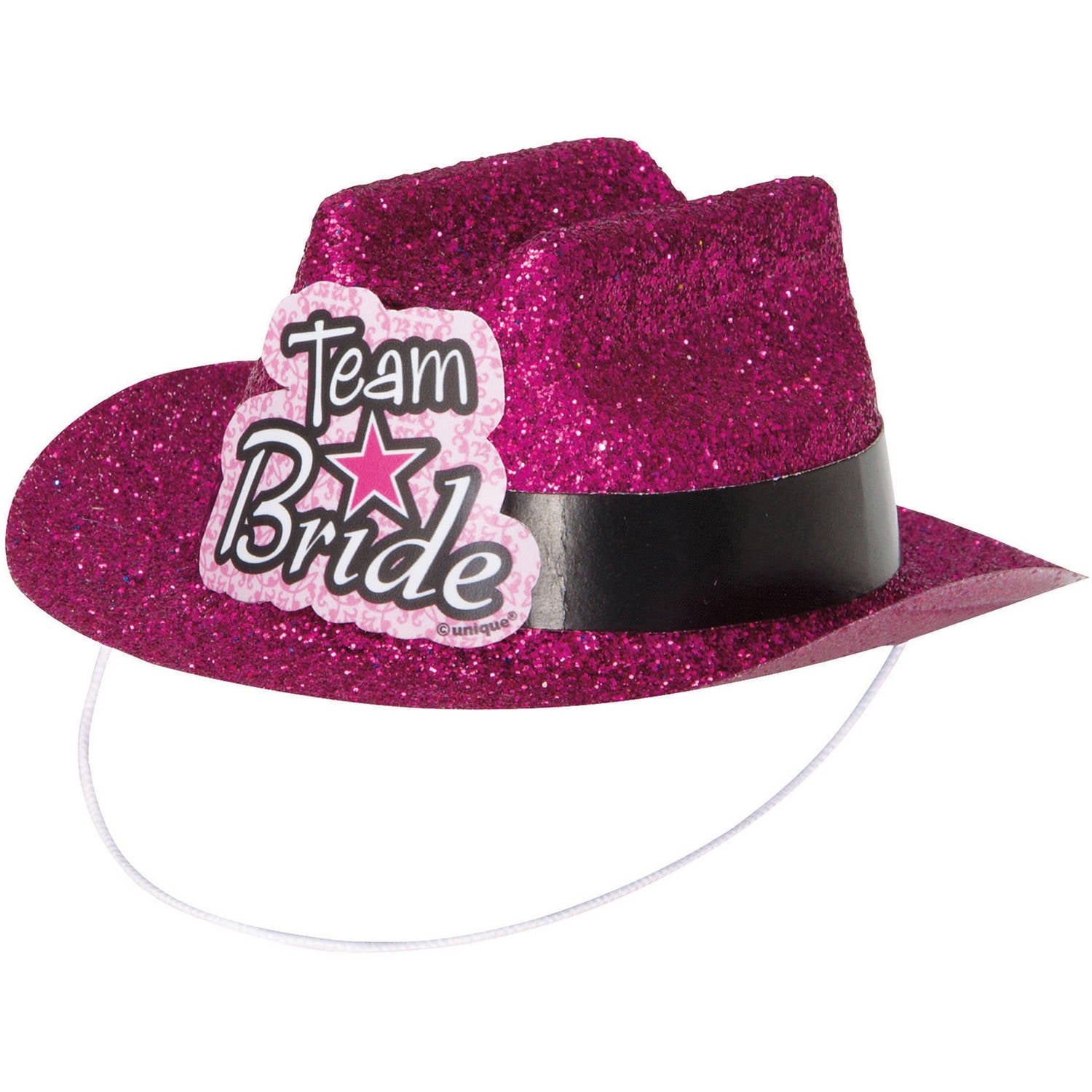 Mini Pink Team Bride Bachelorette Cowboy Hat