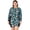 Picture Color, variant on AURA Women Plus Size Long Sleeve One Piece Swimsuit Rash Guard Floral L 4XL