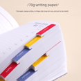 thumbnail image 4 of 2025 schedule book English notebook page 365 days daily plan book A5 calendar book Spanish, 4 of 5