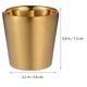 thumbnail image 3 of Taza de agua de acero inoxidable Taza aislada de doble capa Taza de café chapada en oro, 3 of 7