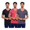 thumbnail image 1 of Paquete De 3 Playeras Alfani Blancas Cuello V Para Hombre, 1 of 8