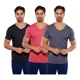 thumbnail image 1 of Paquete De 3 Playeras Alfani Blancas Cuello V Para Hombre, 1 of 8