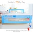thumbnail image 4 of 59"/70" Bed Rail, Height Adjustable Kids Infant Bed Guard Rails Toddler Baby Safety Barrier Bedguard, 4 of 7
