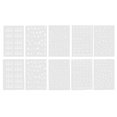 thumbnail image 1 of 10 hojas de calcomanías para decoración de uñas con tema de Halloween, pegatinas para uñas DIY, herramientas de decoración de manicura, 1 of 8