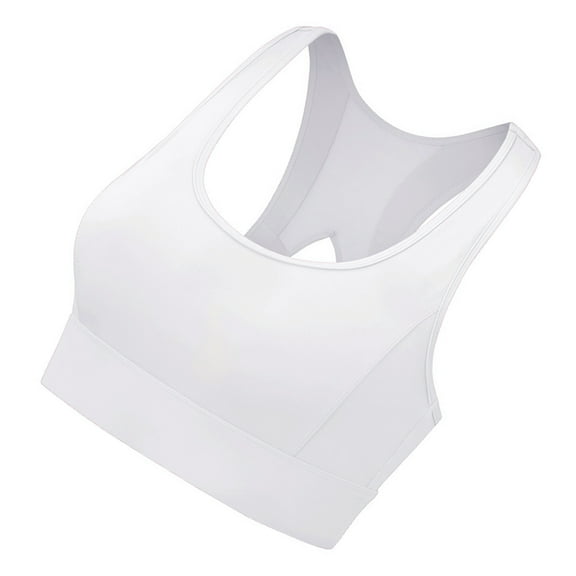 OFFIGAM Sports Bras for Women Sports Bra White Nylon 1Pack for Pilates