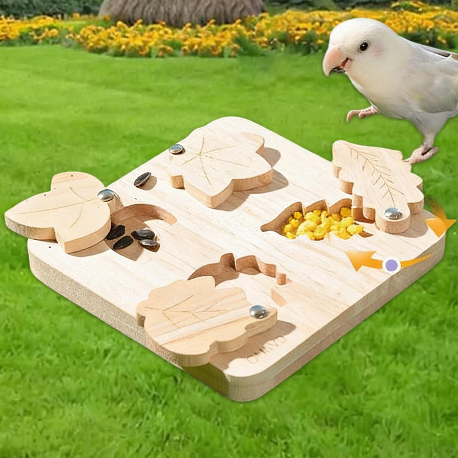 Bvdfgk Foraging Toy Interactive Enrichment Toy Feeder Portable Exercise for Cage Sturdy