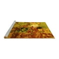 thumbnail image 2 of Ahgly Company Machine Washable Indoor Rectangle Oriental Yellow Industrial Area Rugs, 8' x 10', 2 of 4