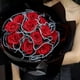 thumbnail image 5 of Xiao Hua Papel de embalaje con borde de perla, hilo ondulado plegado, ramo de flores envuelto, hilo de malla de 4 metros de largo (rosa), 5 of 5