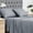 Dark Grey, variant on Bed Sheets and Pillowcase Set Twin Size100% Bamboo,Cool Sheets for Hot Sleepers, 3 PCS Bedding Sheets with Deep Pocket Fitted Sheet, 1 Flat Sheet, 1 Pillowcase (Spa Blue, Full)