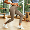thumbnail image 4 of ATENAR Leggings for Women,Womens Leggings,Fast Drying,Breathable,Absorbent,Butt Lifting,Coffee,2XL, 4 of 7