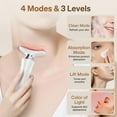 thumbnail image 6 of HOOICB Facial Massager, 7 in 1 Microcurrent Massage for Face and Neck, Skin Care with Vibration and Heating Function, Silver, 6 of 6