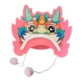 thumbnail image 3 of HOMYL Chinese Dragon Hat Cute Year of Dragon Dragon Cap Year of The Dragon DIY Hat Pink, 3 of 8