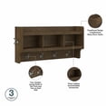 thumbnail image 4 of Woodland Full Entryway Storage Set with Doors in Ash Brown - Engineered Wood, 4 of 7
