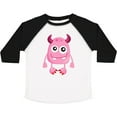 thumbnail image 3 of Inktastic Cute Monster, Pink Monster, Funny Monster, Horns Boys or Girls Toddler T-Shirt, 3 of 5