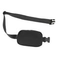 thumbnail image 5 of Riñonera para mujer, riñonera portátil ajustable de nailon para mujer o senderismo al aire libre, compras, deportes, negro, 5 of 5