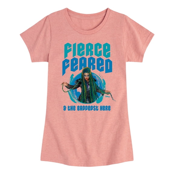 Disney - Descendants 4 - Fierce Feared - Youth Girls Fitted Short Sleeve Graphic T-Shirt