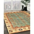 thumbnail image 2 of Ahgly Company Indoor Square Abstract Red Oriental Area Rugs, 7' Square, 2 of 6