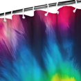 thumbnail image 3 of Colorful Rainbow Tie Dye Spiral Pattern Shower Curtain 72"x84" ,Bathroom Decorative Shower Curtains Set with 12 Hooks,Modern Waterproof Washable Shower Curtain, 3 of 6