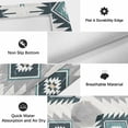 thumbnail image 6 of Turquoise Aztec Outdoor Rug for Patio/Deck/Porch, Non-Slip Large Area Rug 3 x 5 Ft, Bohemian Southwest Neutral Aesthetic Indoor Outdoor Rugs Washable Area Rugs, Reversible Camping Rug Carpet Runner, 6 of 8