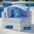 thumbnail image 6 of Modway Convene Outdoor Patio Corner Chair in Light Gray Light Blue, 6 of 7