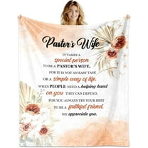 Pastors Wife Gifts, Pastor Wife Appreciation Gifts, Gift for Pastor Wife, Christmas Birthday Gifts for Pastors Wife Blanket 60"X50", Thank You Gifts for Pastor's Wife, Gifts for First Lady