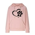 thumbnail image 2 of Qiopertar Chandail en Molleton à Manches Longues Col Rond Imprimé pour Femmes, Ample, Pull, Blouse en Solde, Livraison Gratuite à Moins de 5$, jusqu'à 90 % de Réduction, 2 of 4