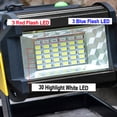thumbnail image 4 of 50W 36 LED Portable Rechargeable Flood Light Work Camping Fishing Lamp Bike Headlight Night, 4 of 8