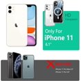 thumbnail image 2 of Étui Hybride Magnétique Compatible avec iPhone 11 MagSafe, Protection de Qualité Militaire, Airbags Antichoc, Résistant aux Rayures, Charge Sans Fil Qi, Étui en Silicone Anti-Jaunissement, Transparent, 2 of 4