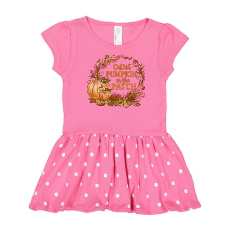 

Inktastic Cutest Pumpkin in the Patch with Autumn Leaves Gift Baby Girl Dress