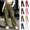 Army Green, variant on Wide Leg Sweatpants for Women Elastic High Waisted Drawstring Jogging Pants Ripped Cutout Workout Pants with Pockets