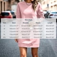 thumbnail image 2 of Squevariel Long Sleeve Sweatshirt Dress for Women Crew Neck Solid Color Casual Dress Mini Dress, 2 of 9