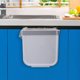 thumbnail image 2 of Kearding Cubo de basura plegable Cubo de basura colgante Cubo de basura perforado gratis para puerta de armario de cocina Cajón Dormitorio blanco L, 2 of 6