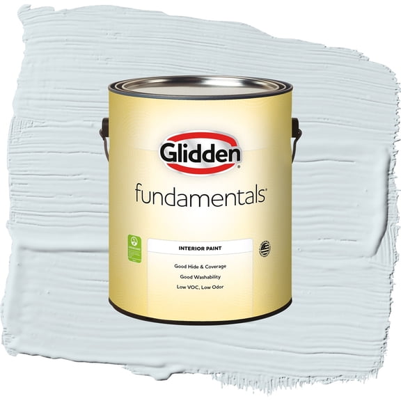 Glidden Fundamentals Blue Smoke / Blue, Eggshell Interior Paint, 1 Gallon