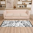 thumbnail image 2 of Yayeee Runner Rug for Bedroom 2'x6' Machine Washable Hallway Non Slip Mat, Rainbows Clouds, 2 of 8