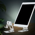 thumbnail image 3 of Foldable Cellphone Holder Tablet Cradle Angles Height Adjustable Tabletop Phone Holder, 3 of 13