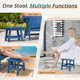 thumbnail image 4 of Reposapiés para patio al aire última intervensión, reposapiés otomanos, asiento pequeño, Adirondack para todo tipo de clima, azul marino, 4 of 14