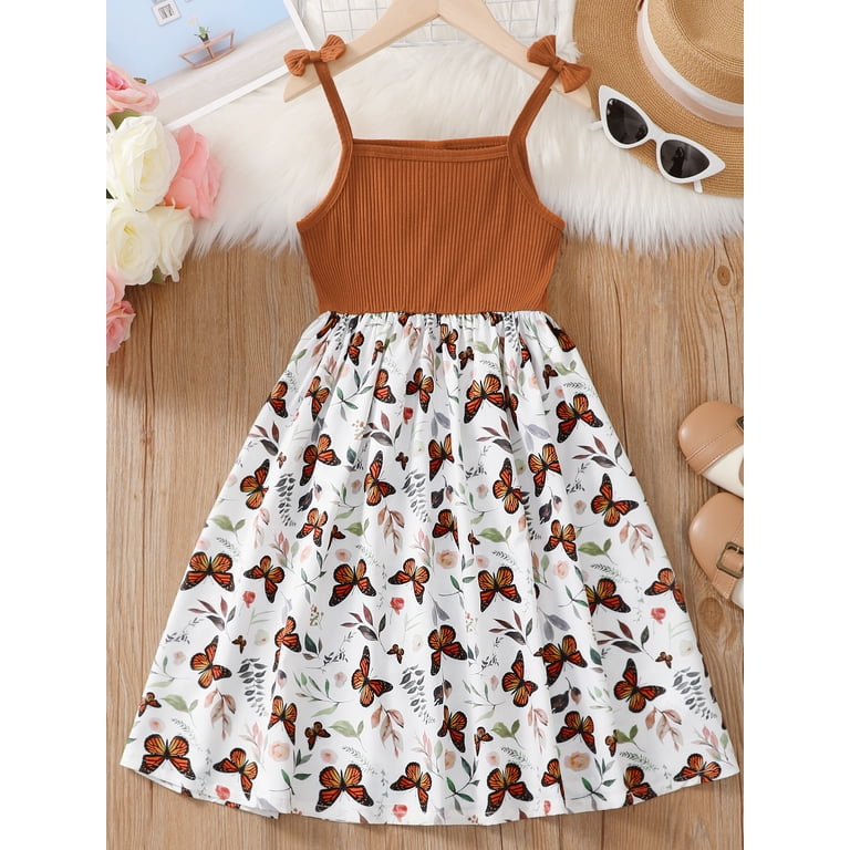 brown dress 5t Mioglrie 4t Baby Girls Dress 5T Girls Long Sleeve Dress Toddler Girls Solid Color Dress Brown, Infant Girl's, Size: 4-5 Years