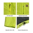 thumbnail image 5 of Little Donkey Andy Men's Waterproof Rain Jacket Windproof Light Jacket Outdoor Rain Shell with Hood for Hiking Travel Golf Size XXL, 5 of 6