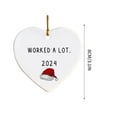 thumbnail image 3 of onlyliua ¡ ¡Ofertas Del Día Por Tiempo Limitado! Adorno Navideño Divertido En Forma de Corazón., 3 of 5