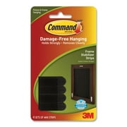 Command Frame Stabilizer Strips, Black, 4 Sets of Strips/Pack