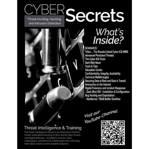 Cyber Secrets: Threat Hunting, Hacking, and Intrusion Detection: SCADA, Dark Web, and APTs (Paperback)