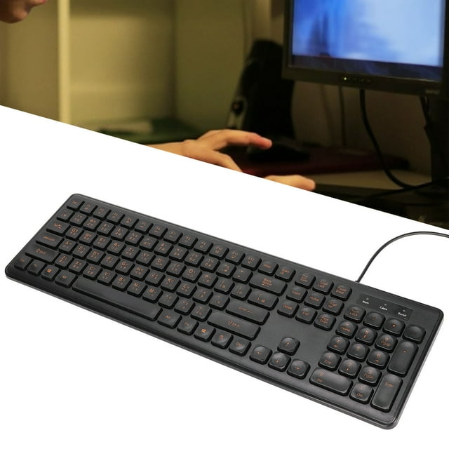 Clavier Chinois, Clavier de Jeu Confortable Main Sentiment Porter Police Pratique Pratique pour le Bureau