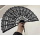 thumbnail image 3 of Lace Folding Fan Bamboo Fan Wedding Fan, 3 of 4
