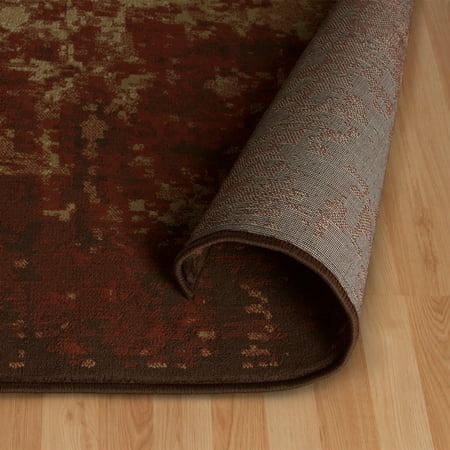 Photo 1 of Acid Wash Modern Gradient Ultra-Soft Indoor Area Rug, 4' x 6', Slate, No Box Packaging, Minor Use, Minor Fraying on Edges, Creases and Wrinkles in Rug, Dirty From Shipping and Handling, Tape on Rug
